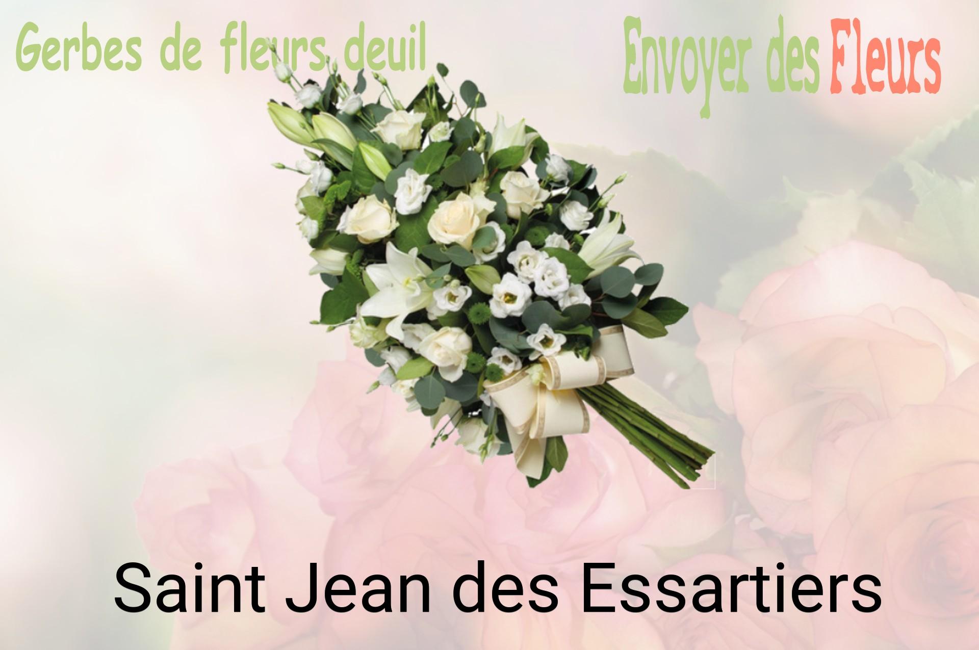 Gerbe de fleurs de deuil livrée à Saint-Jean-des-Essartiers